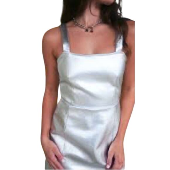 Koch Stella Mini Dress in Silver Denim L - Picture 1 of 3
